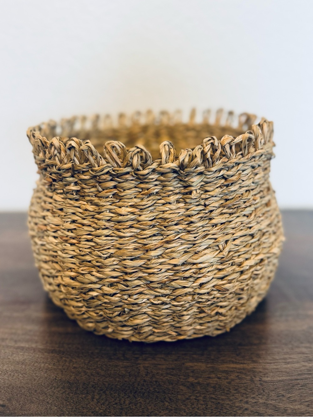 Woven Sea Grass Decor Storage Basket